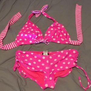 Bikini shorts and top